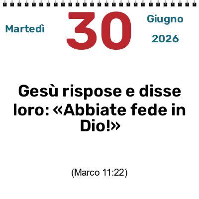 ABBIAMO BISOGNO DI FEDE