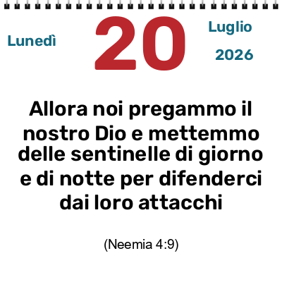 PREGA E METTI DELLE SENTINELLE
