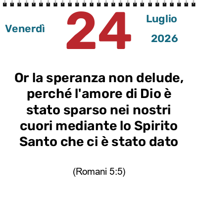 SPERANZA CHE NON DELUDE