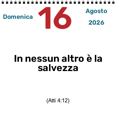 CHI MI SALVERÀ?