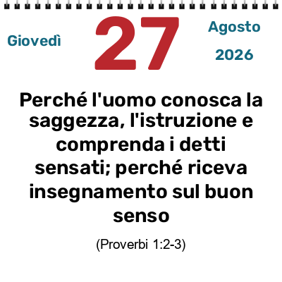 LO SCOPO DELLA BIBBIA