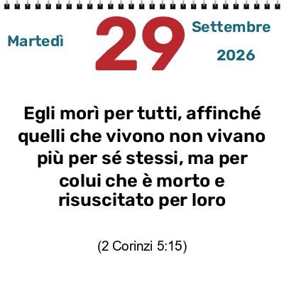 VIVI PER CHI È MORTO PER TE